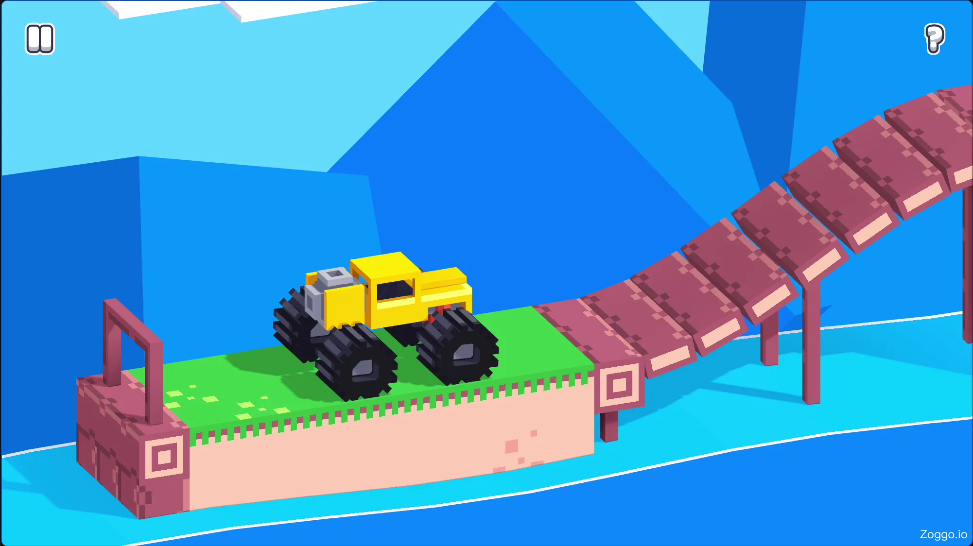 Performing an epic backflip with the Rocket Car in Drive Mad Level 12