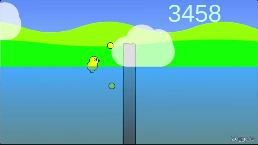 Duck navigating underwater obstacles in swimming training