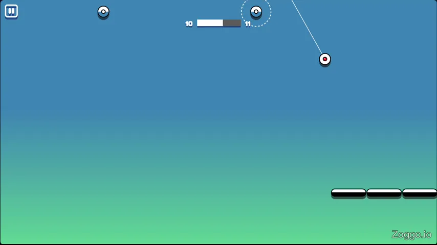 Stickman Hook reverse swing recovery after hitting a bounce pad from below